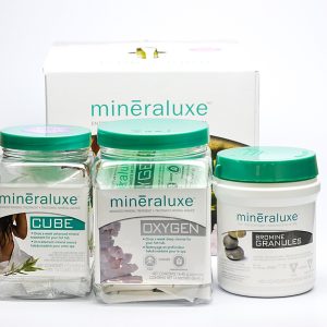 Système minéraluxe aux granules de brome pour 6 mois. Abonnement