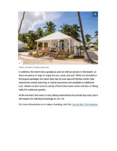 Travel and Leisure Article